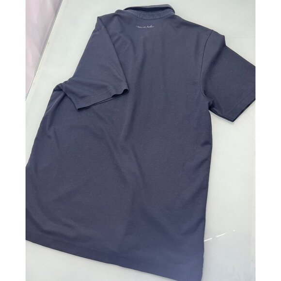 Travis Mathew Men Golf Polo Shirt Pima Cotton Polyester Lightweight Black M - Picture 2 of 5
